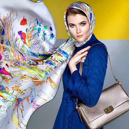 روسری گیاهی 