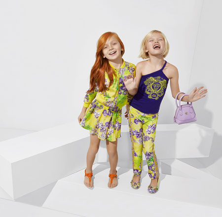 کلکسیون مدل لباس کودکانه ورساچه بهار 2015