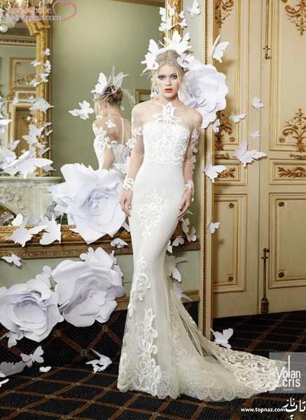 گالری مدل لباس عروس جدی دانتل 2016