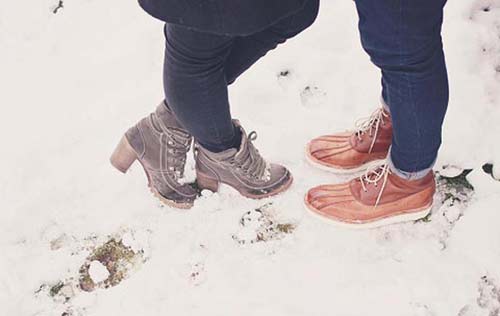 عکسهای عاشقانه دونفره در برف
