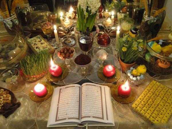 مدل های تزیین ساده سفره هفت سین 95 مدل های تزیین ساده سفره هفت سین 95