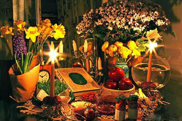 مدل های تزیین ساده سفره هفت سین 95 مدل های تزیین ساده سفره هفت سین 95