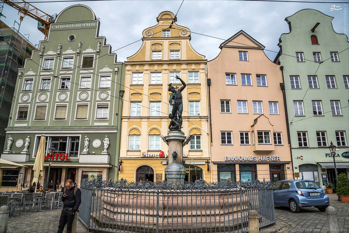 عکس های شهر زیبا و آرام Augsburg در آلمان