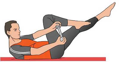 انجام حرکت ساده ورزشی برای کوچک کردن شکم و پهلو
