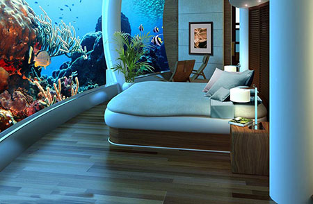 هتل پوزیدون هتلی لوکس و زیبا در زیر آب