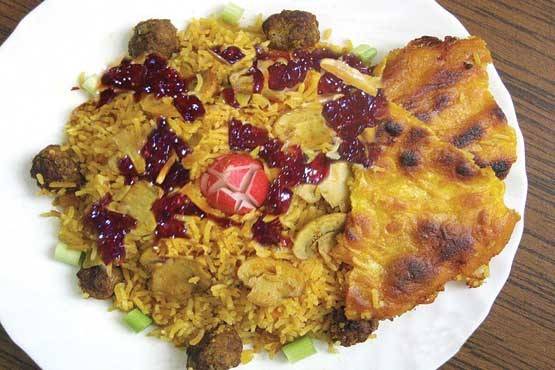 قارچ پلو با گوشت چرخ کرده قارچ پلو با گوشت چرخ کرده
