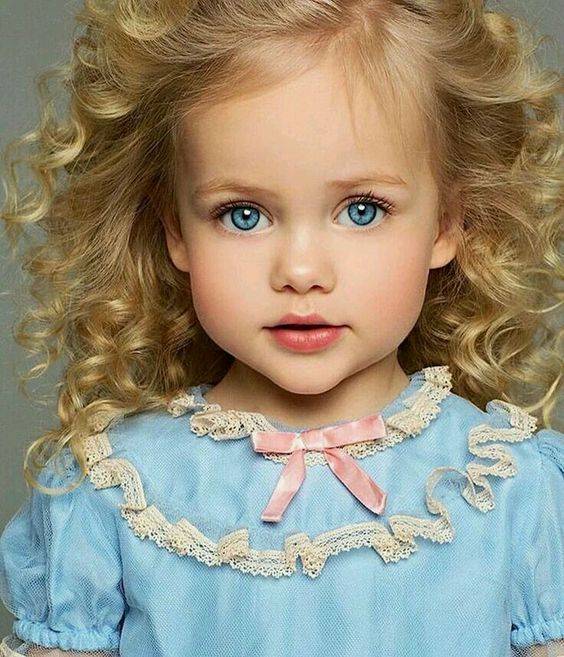 عکس دختر بچه های ناز و چشم رنگی