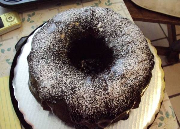 کیک شکلاتی با شکر قهوه ای