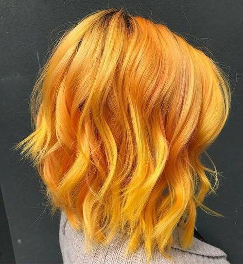 رنگ مو نارنجی