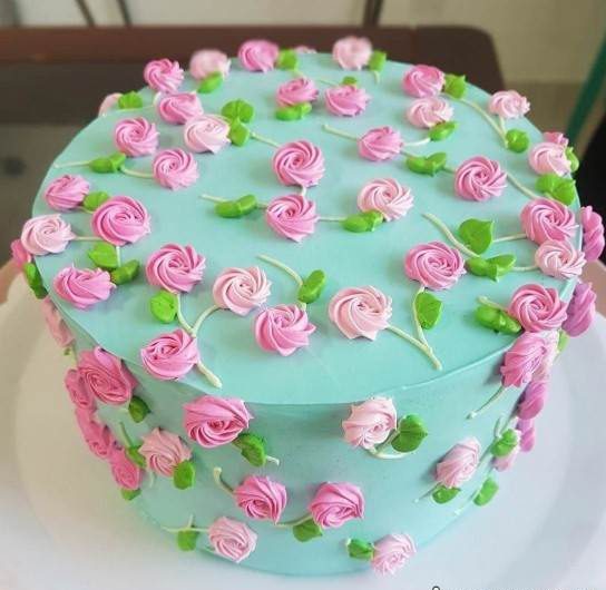 کیک تولد زنانه, مدل کیک تولد دخترانه, تزیین کیک تولد 