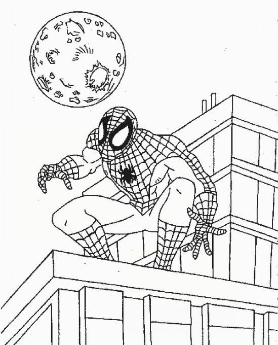 نقاشی مرد عنکبوتی