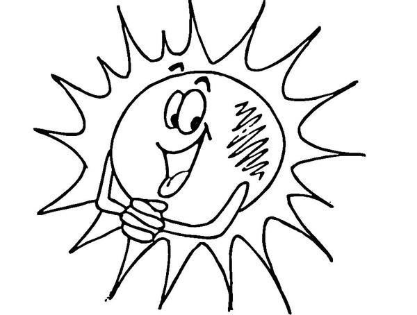 نقاشی خورشید برای کودکان