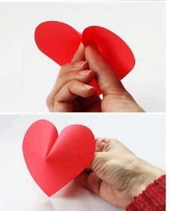آموزش ساخت قلب کاغذی رمانتیک