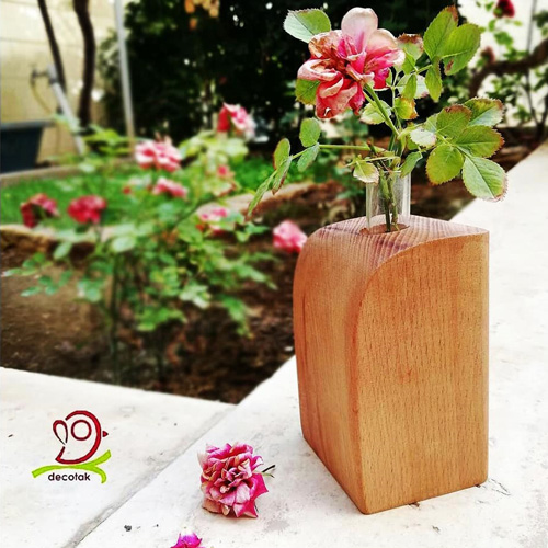 مدل گلدان چوبی 