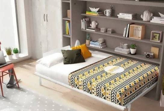مدل تخت خواب تاشو دیواری