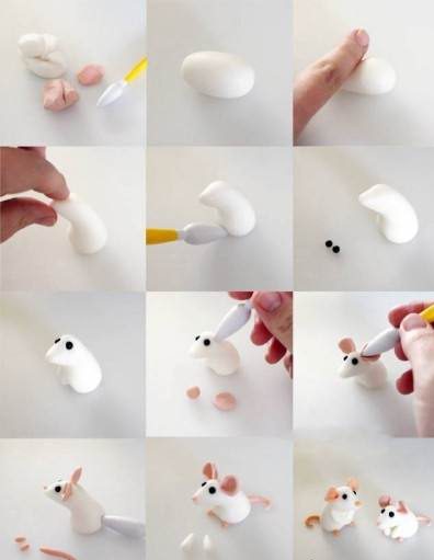 آموزش ساخت عروسک موش