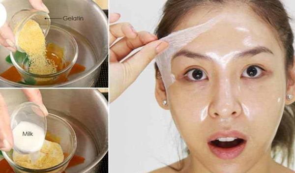 ماسک ژلاتین برای زیبایی پوست