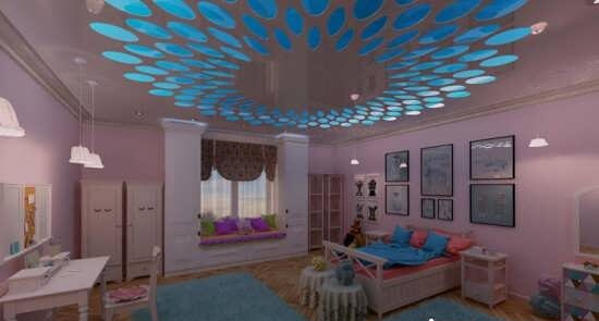 تزیین سقف اتاق خواب 