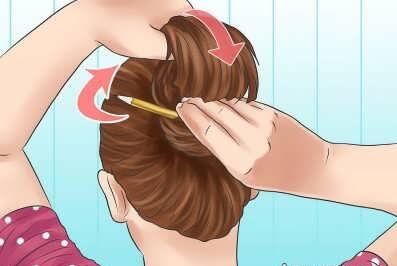 آموزش بستن مو با مداد به صورت مرحله به مرحله