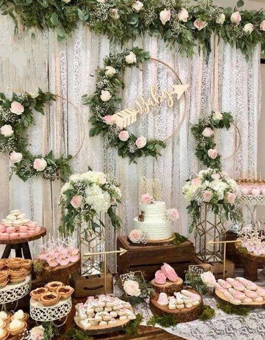 گل آرایی میز تولد