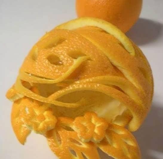 ساخت کاردستی با پوست میوه
